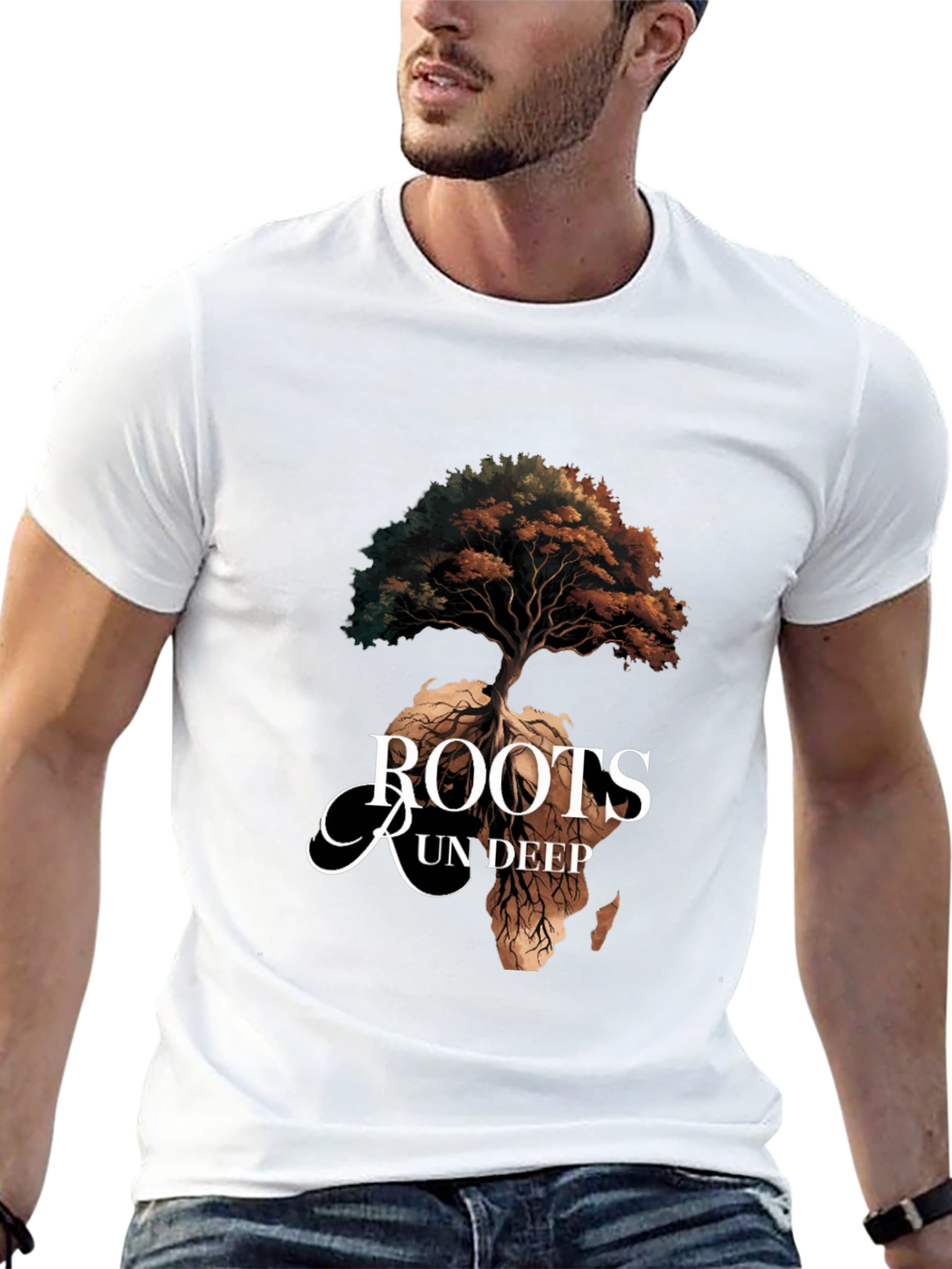 Roots Run Deep Africa Tree Graphic Tee