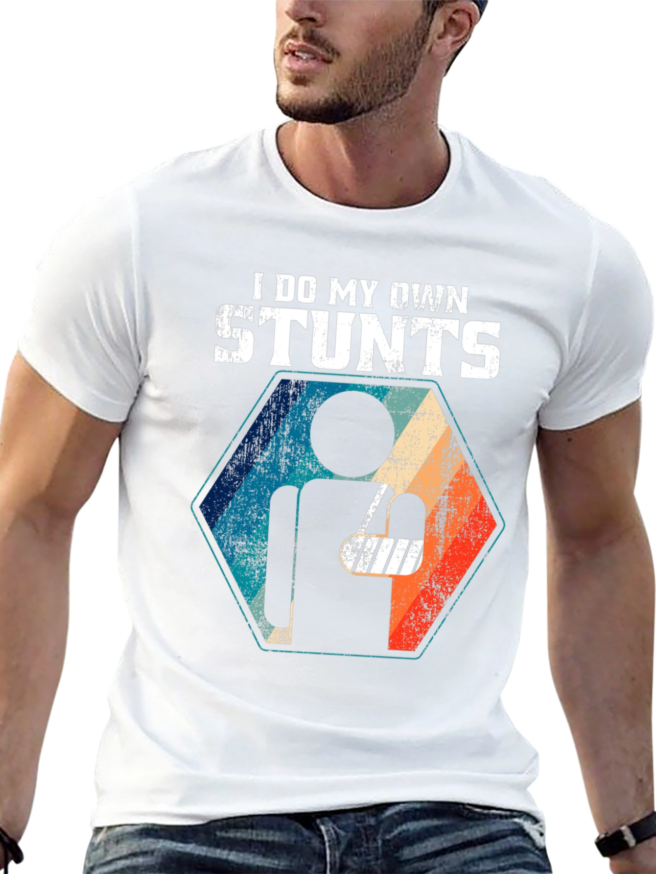 I Do My Own Stunts Graphic Tee
