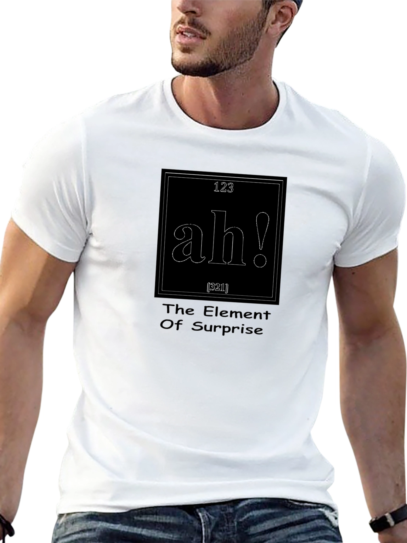 The Element of Surprise T-Shirt - Black Cotton Tee