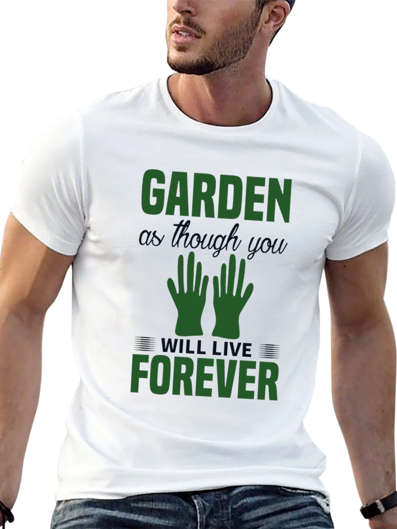 Garden As Though You Will Live Forever Tee