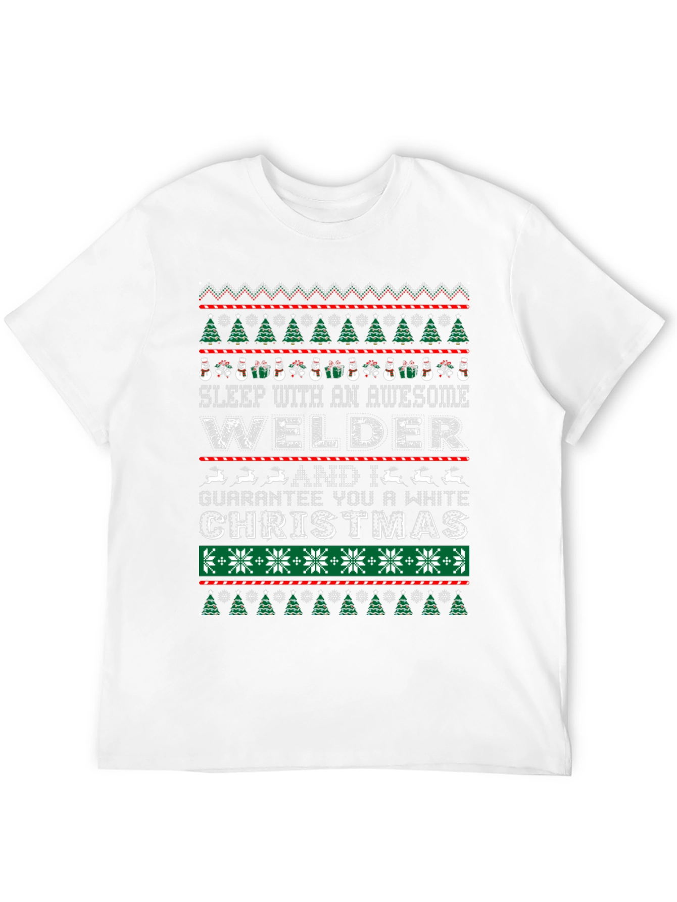 Awesome Welder Christmas Graphic Tee