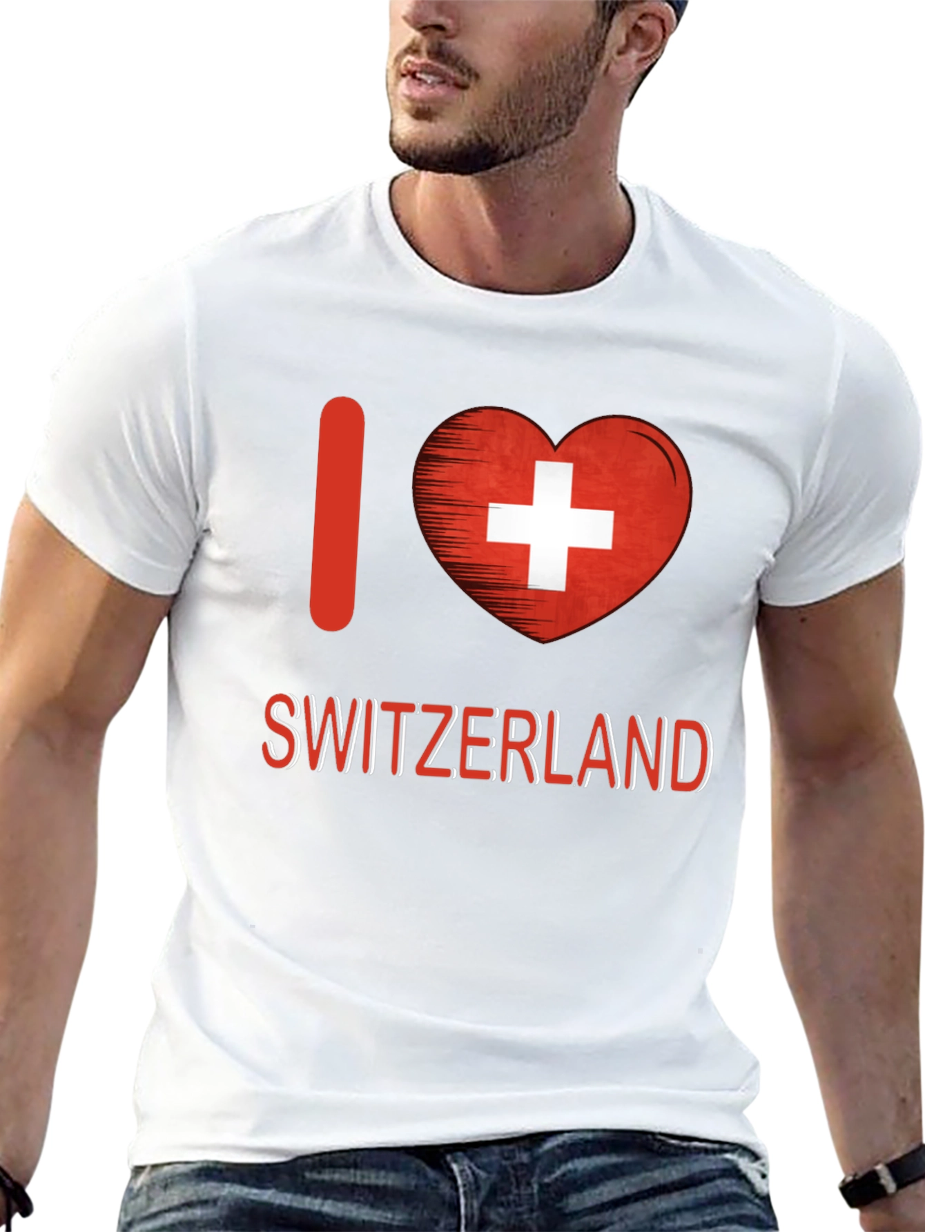 I Love Switzerland Graphic Tee