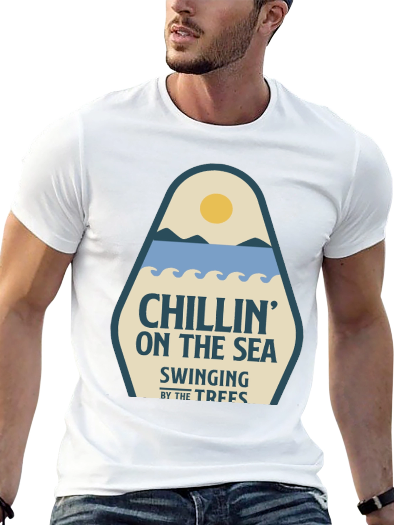Chillin On The Sea Graphic T-Shirt