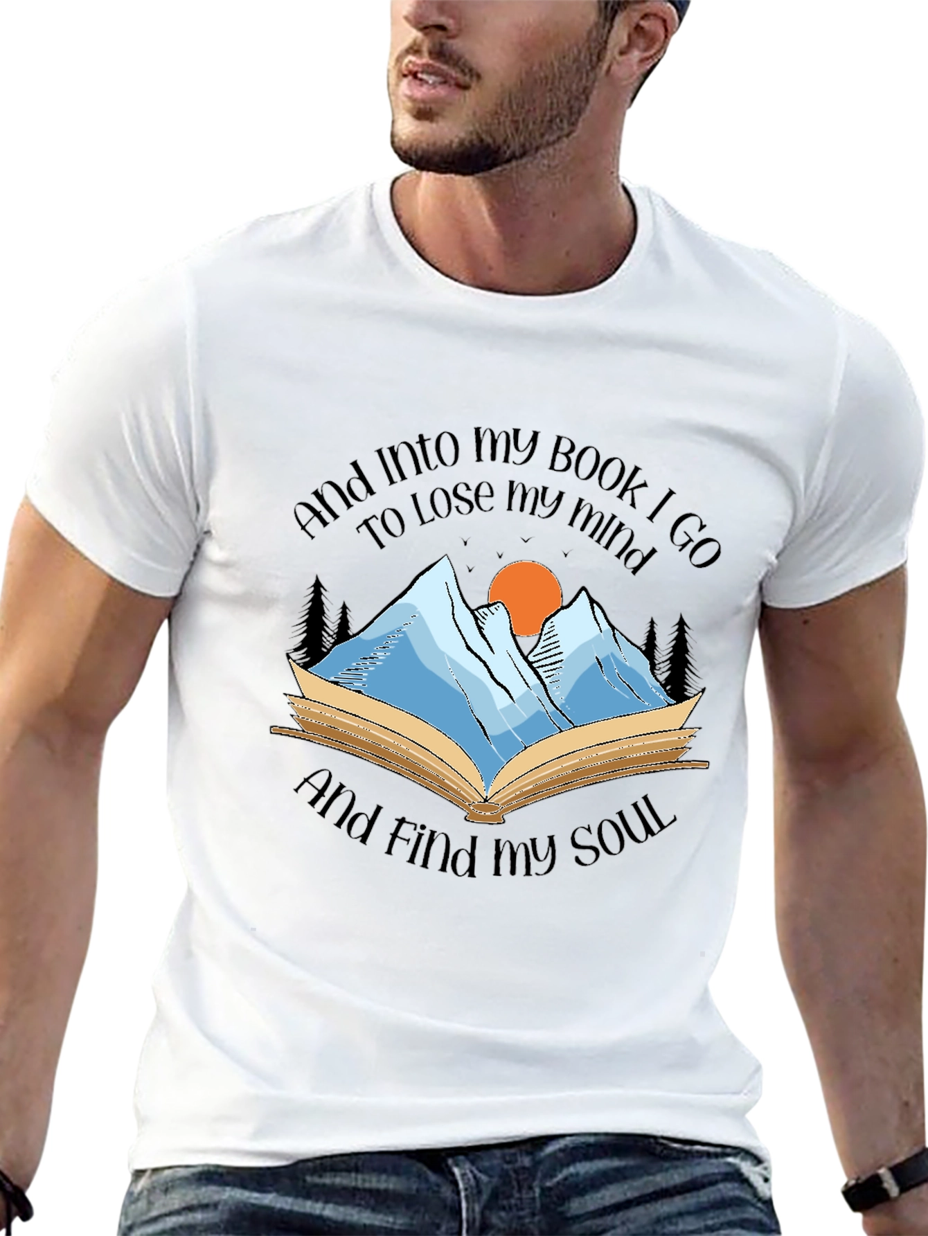 Book Lover Tee: Lose Your Mind Find Your Soul