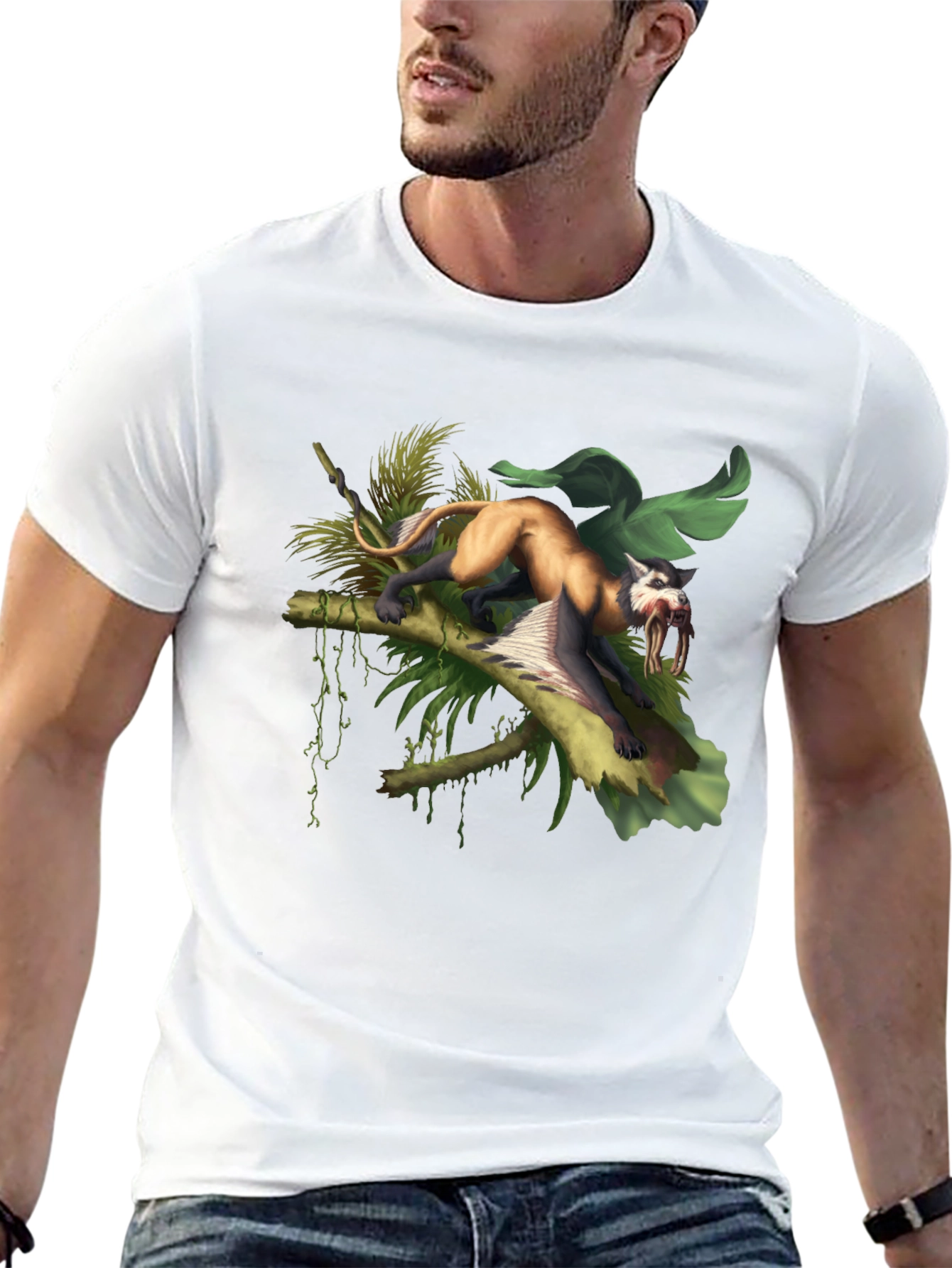 Smilodon T-Shirt - Prehistoric Predator Tee
