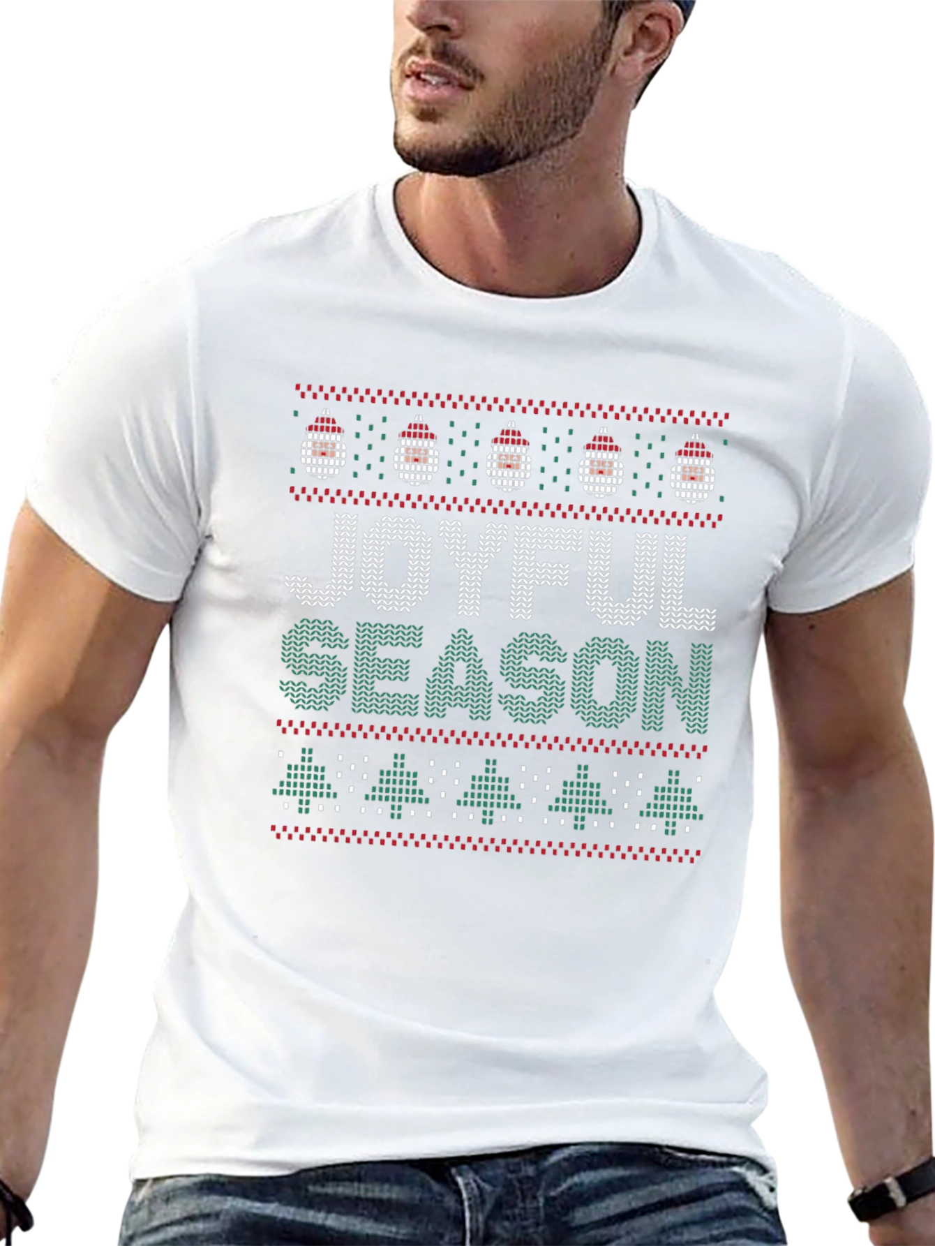 Joyful Season Ugly Christmas T-Shirt