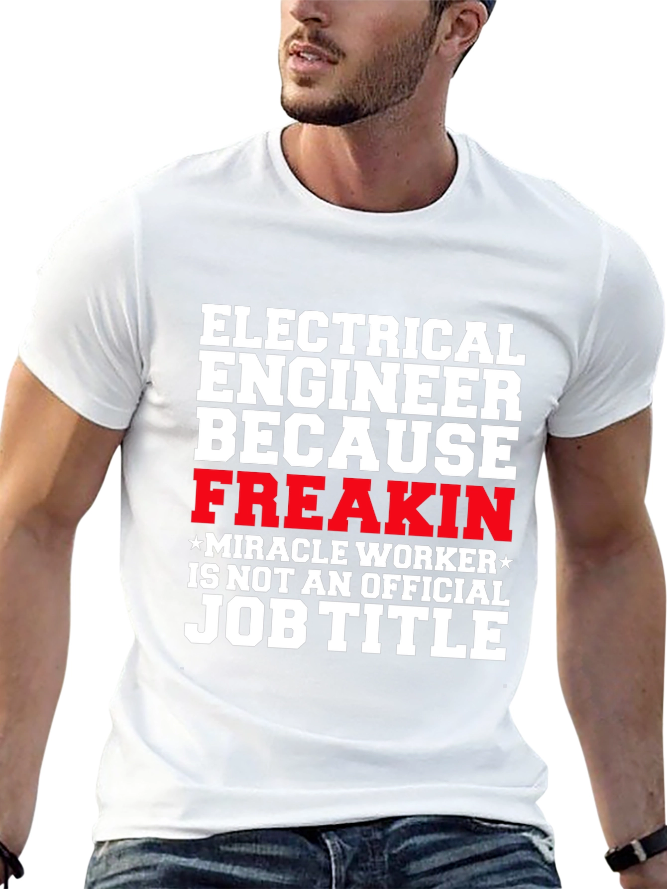 Electrical Engineer Job Title Funny T-Shirt