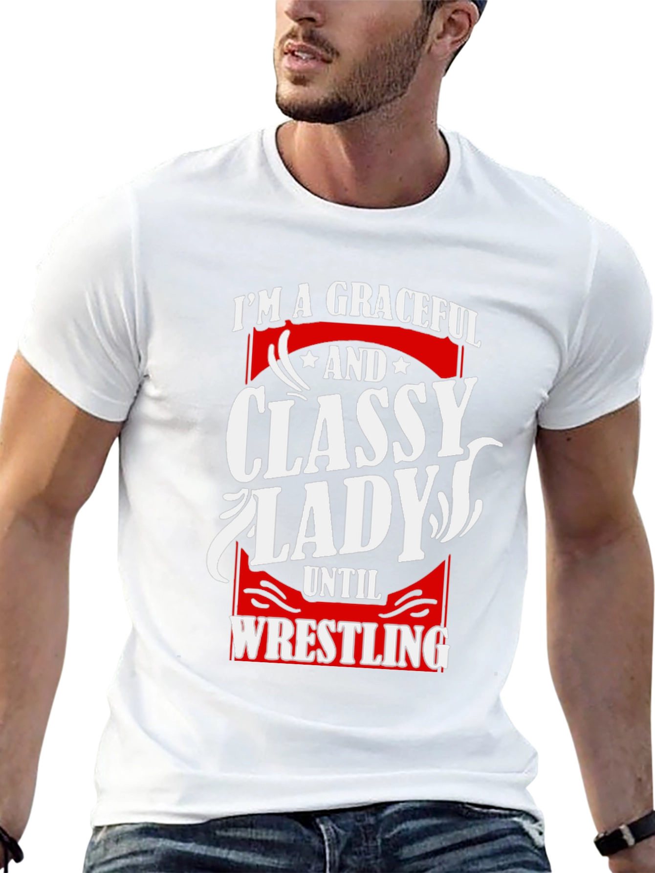 Graceful Classy Lady Wrestling T-Shirt