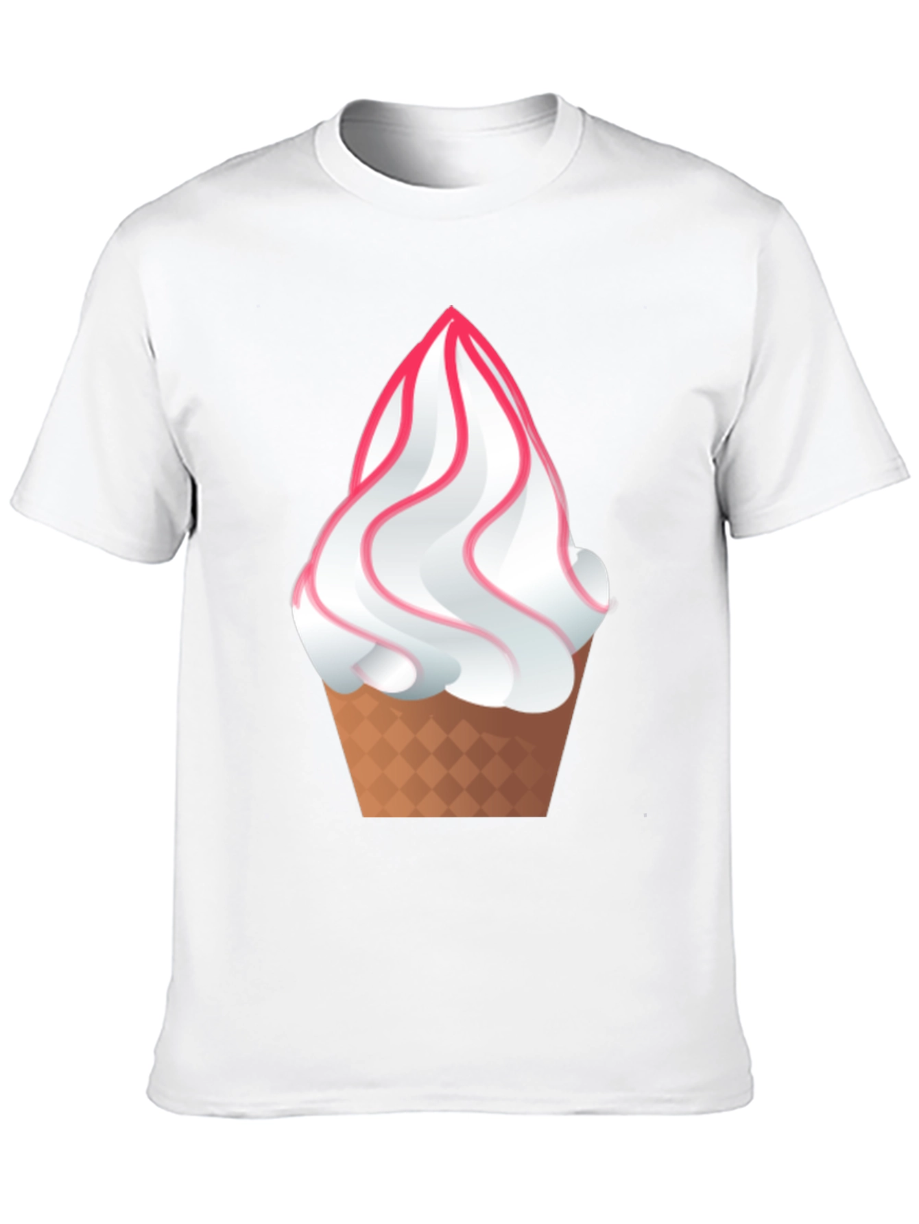 Ice Cream Graphic Tee - Fun Black T-Shirt