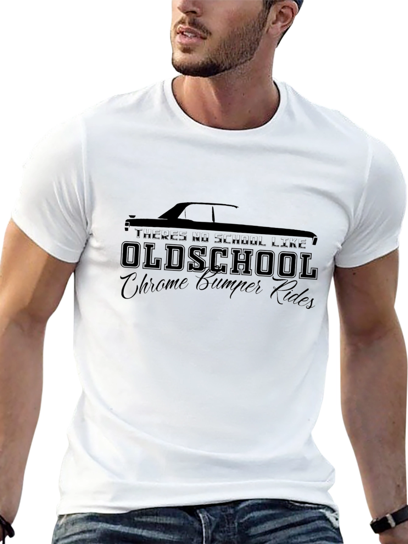 Oldschool Chrome Bumper Rides T-Shirt