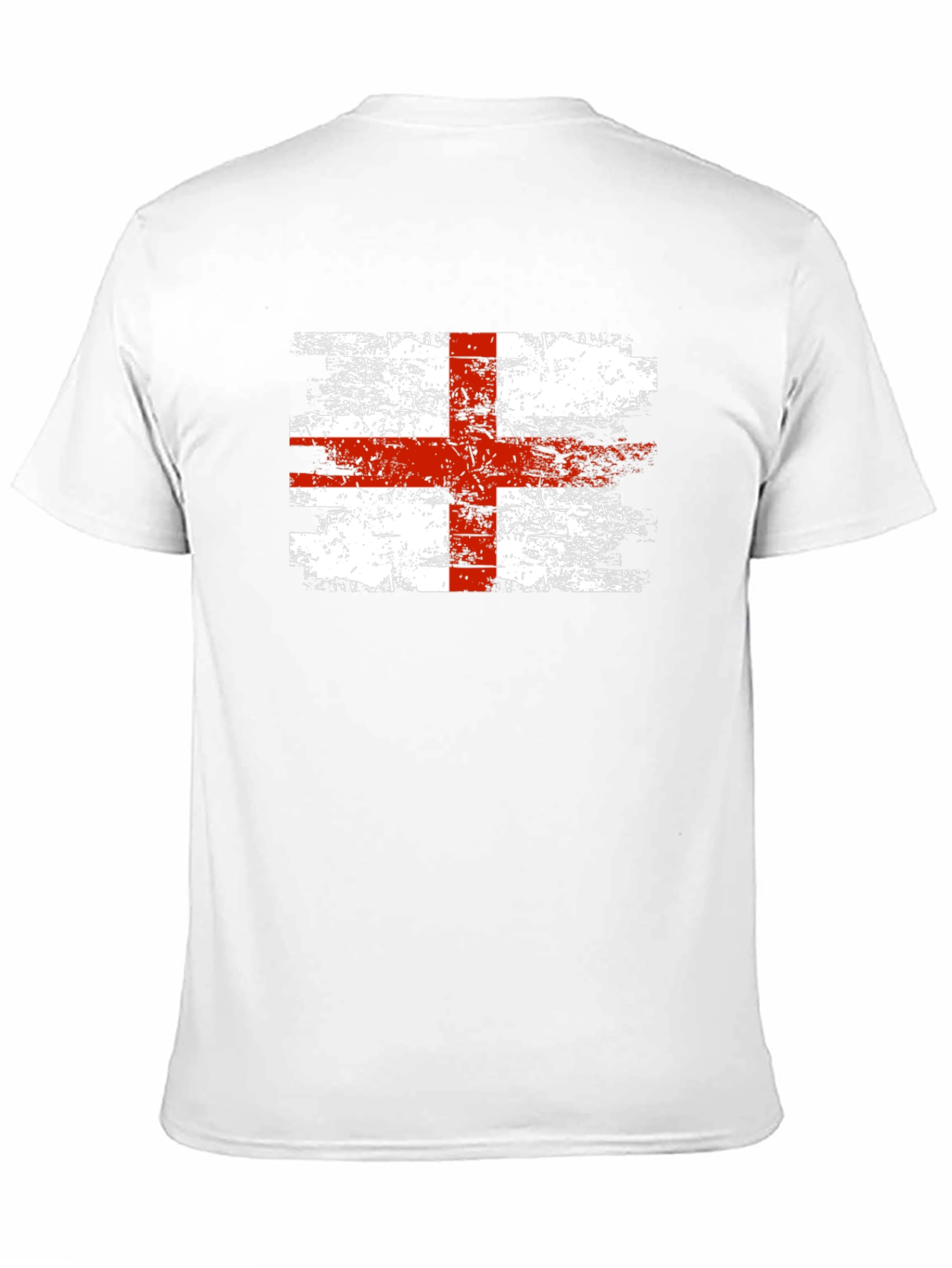 England Flag T-Shirt - Distressed Graphic Tee