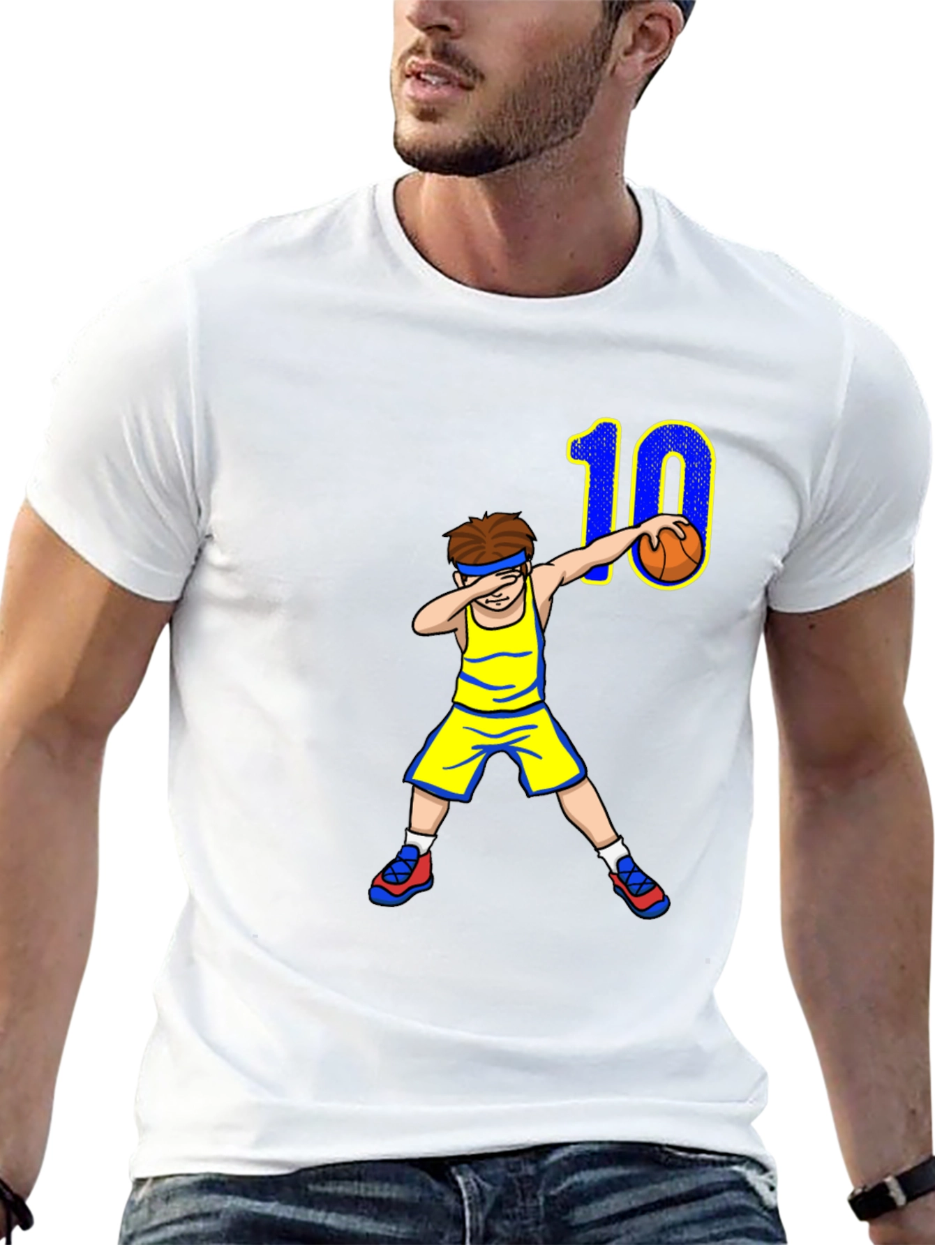 Dabbing Basketball Player T-Shirt