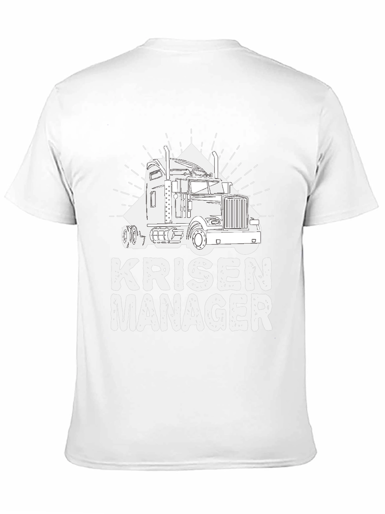 Krisen Manager Trucker T-Shirt