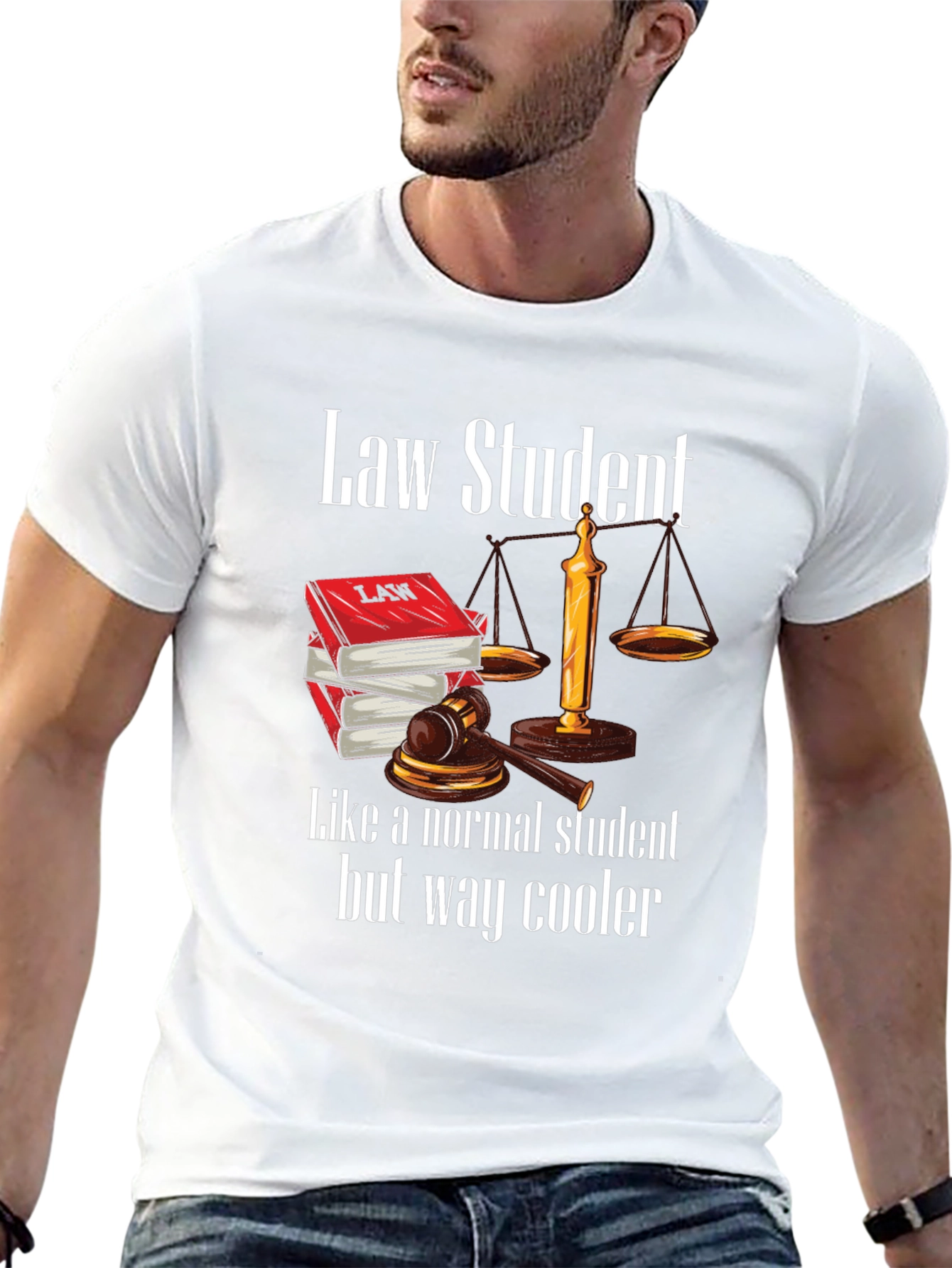 Law Student Novelty Graphic Tee