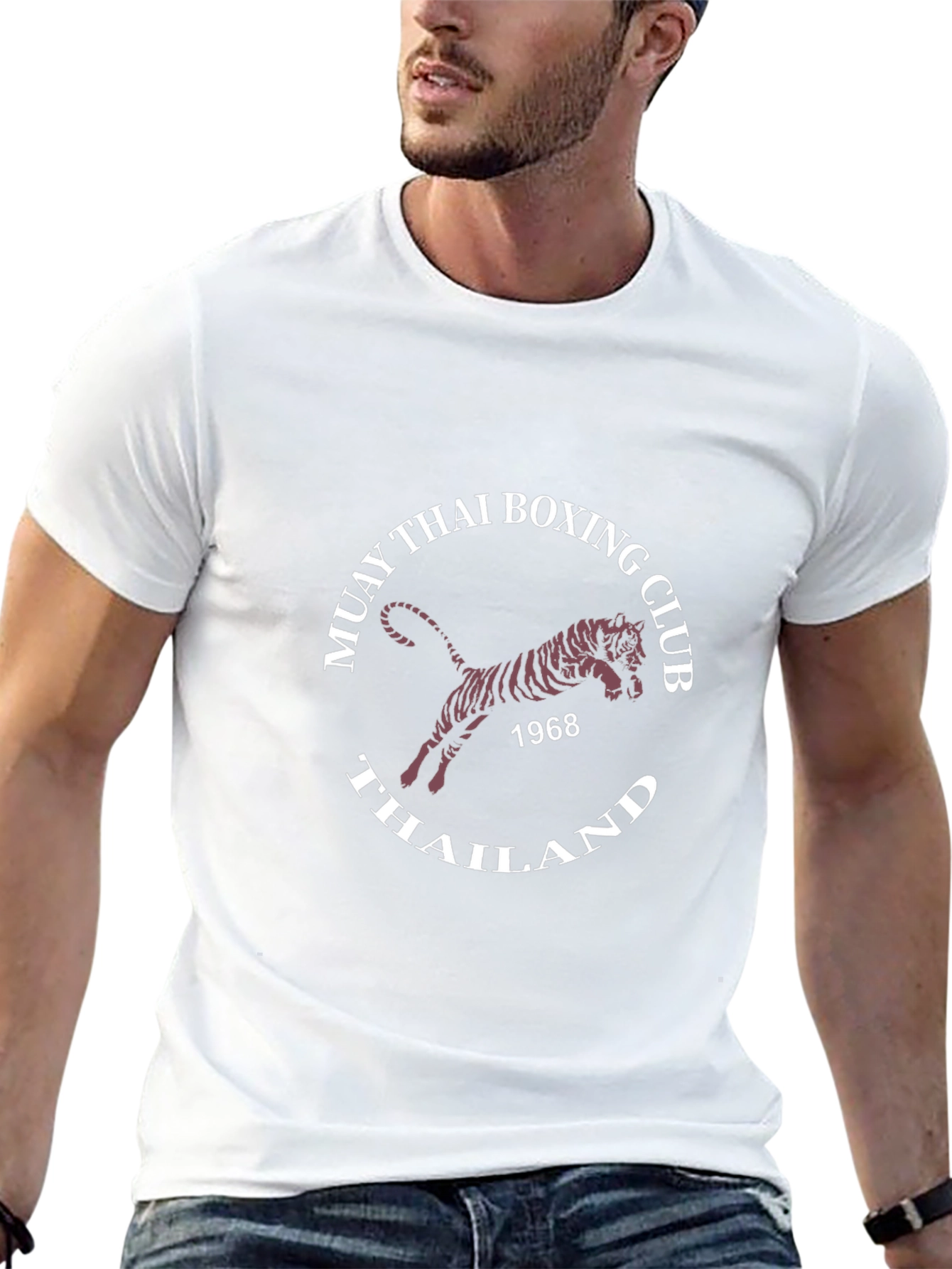 Muay Thai Boxing Club Black Graphic Tee