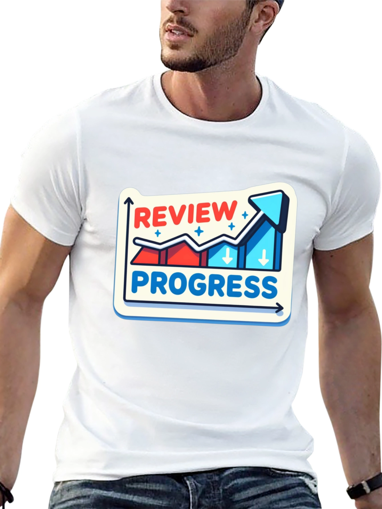 Review Progress Graphic Tee - Stylish Comfort