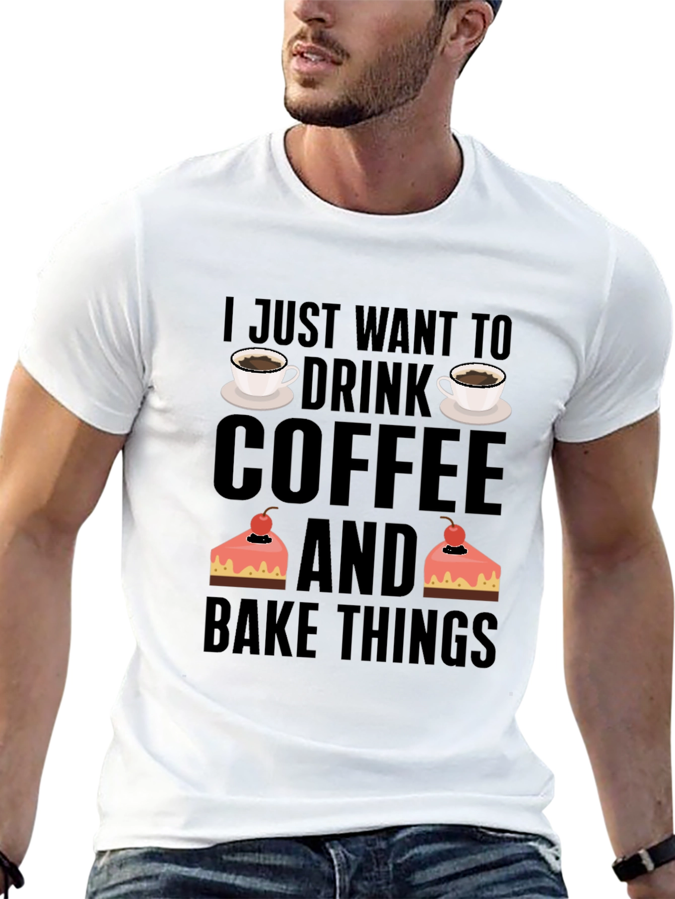 Coffee and Baking Lover T-Shirt - Black