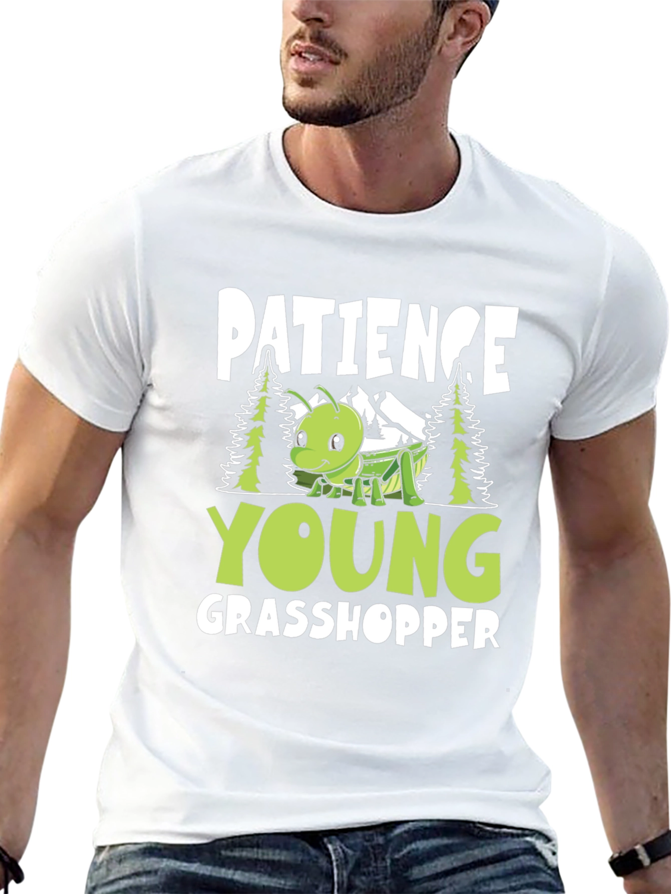 Patience Young Grasshopper Graphic T-Shirt