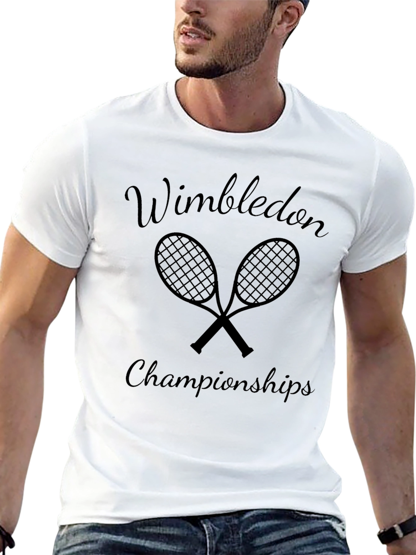 Wimbledon Championships Black T-Shirt