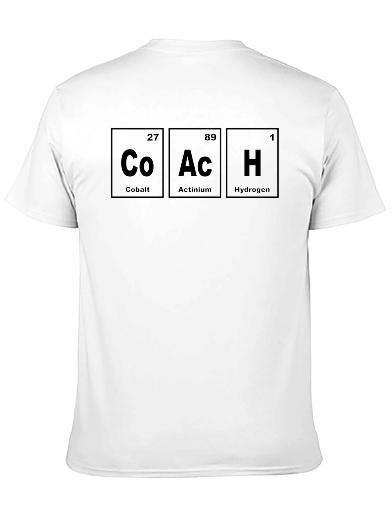 Periodic Table Coach T-Shirt - Black