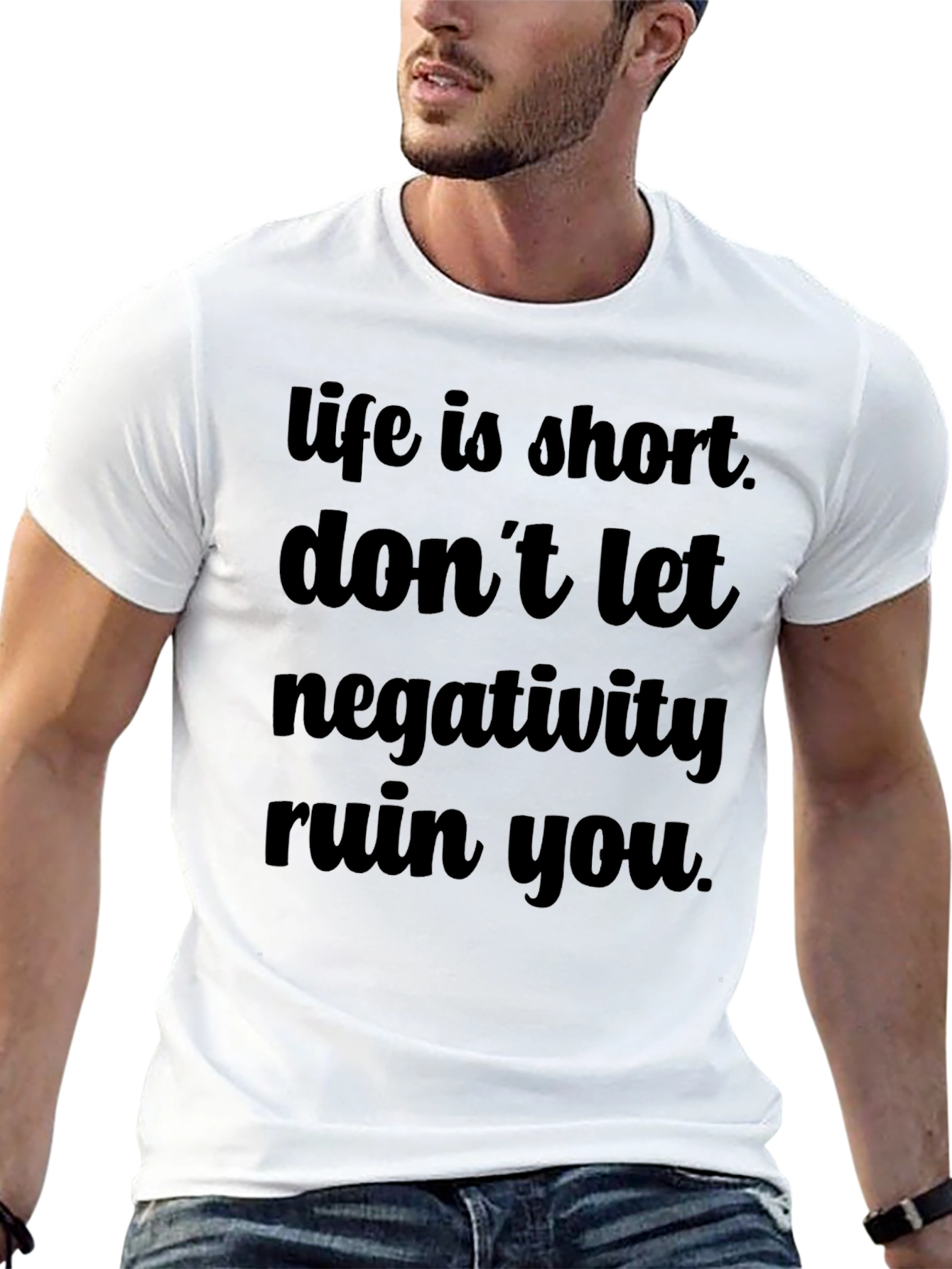 Life Is Short T-Shirt - Inspirational Graphic Tee