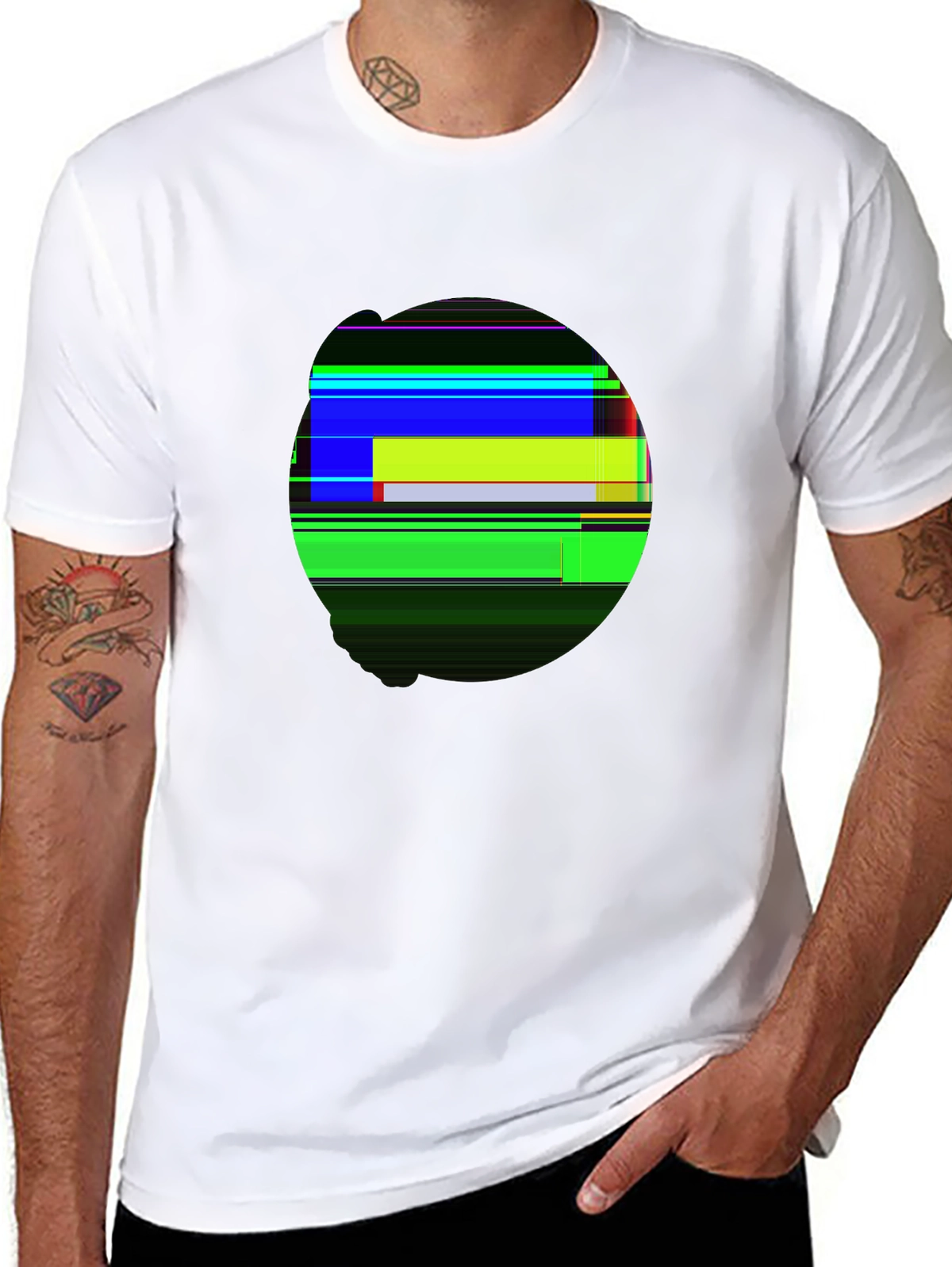 Retro Glitch World Cup 2026 USA Soccer Fan Tee