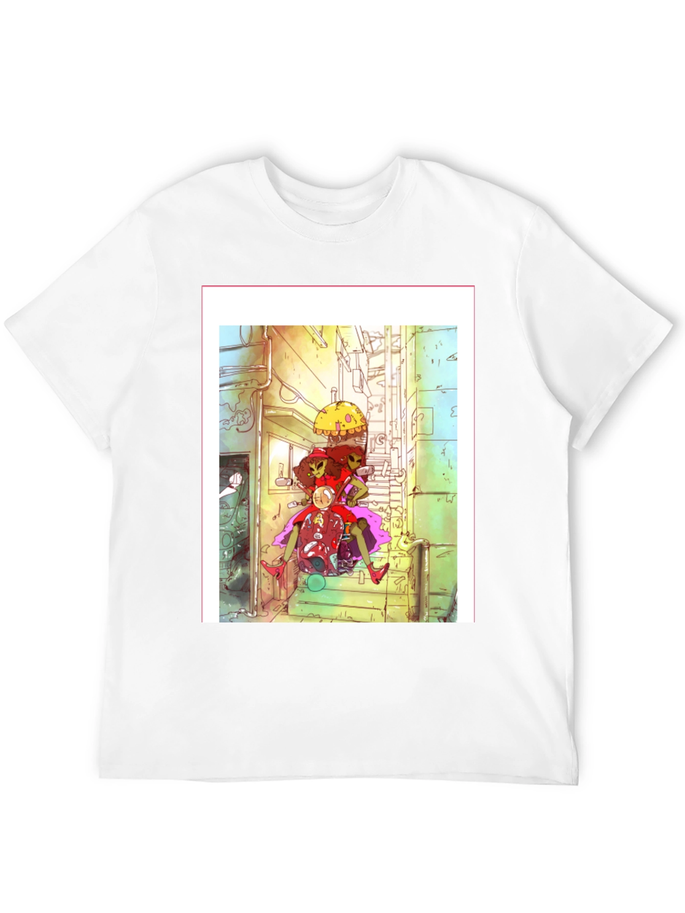 Urban Art T-Shirt - Cool Cartoon Graphic Tee