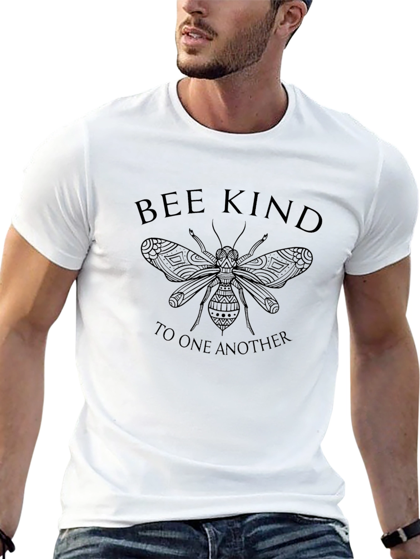 Bee Kind Graphic Tee - Black