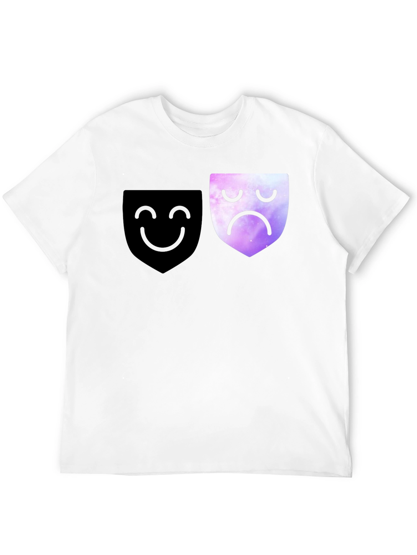 Happy Sad Face Graphic Tee