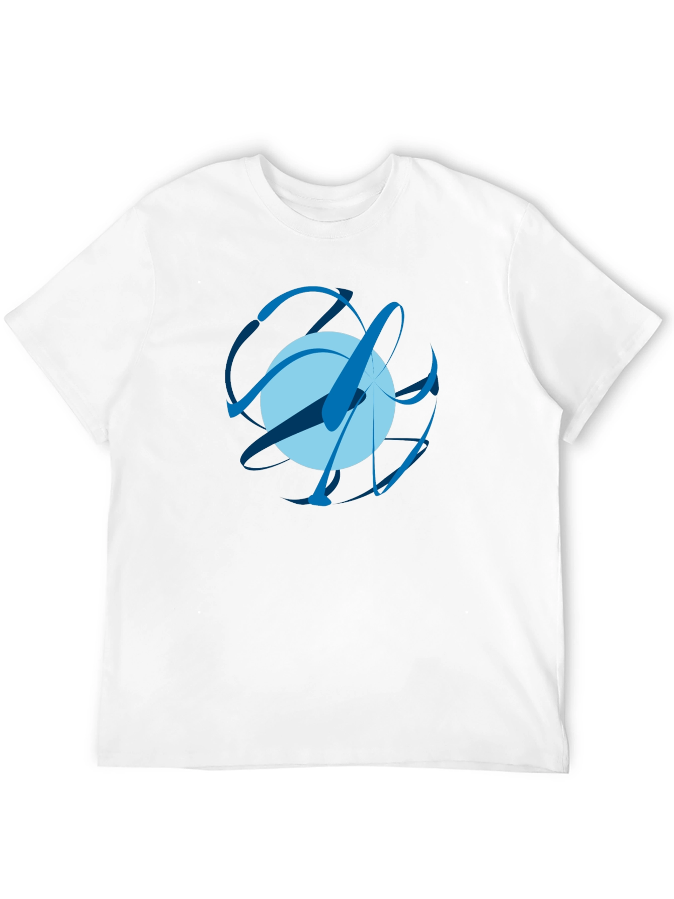 Abstract Orb Graphic Tee - Modern Art T-Shirt
