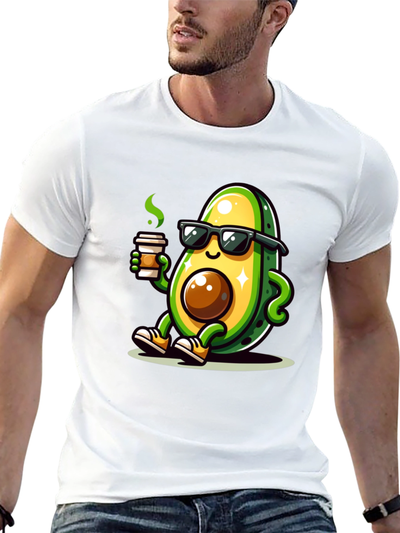 Cool Avocado Coffee T-Shirt