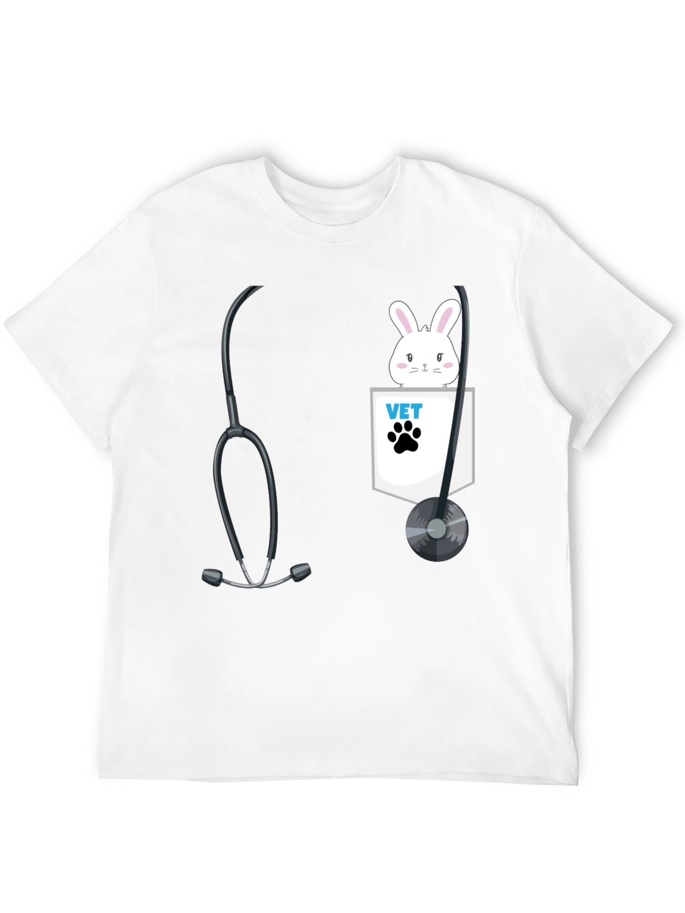 Vet Bunny Pocket T-Shirt