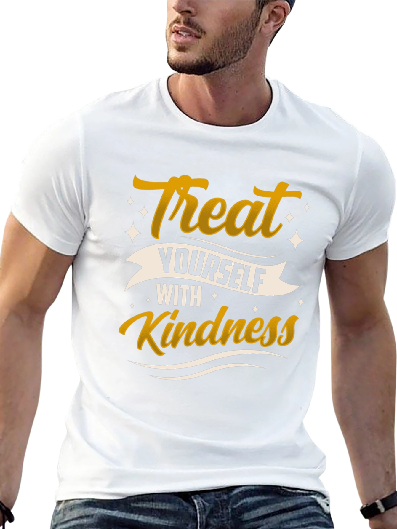 Treat Yourself With Kindness Graphic Tee