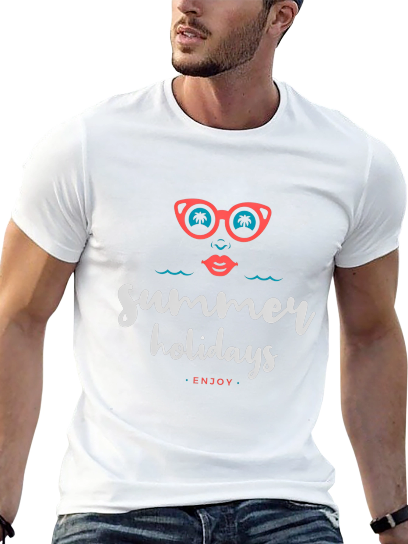 Summer Holidays Graphic T-Shirt