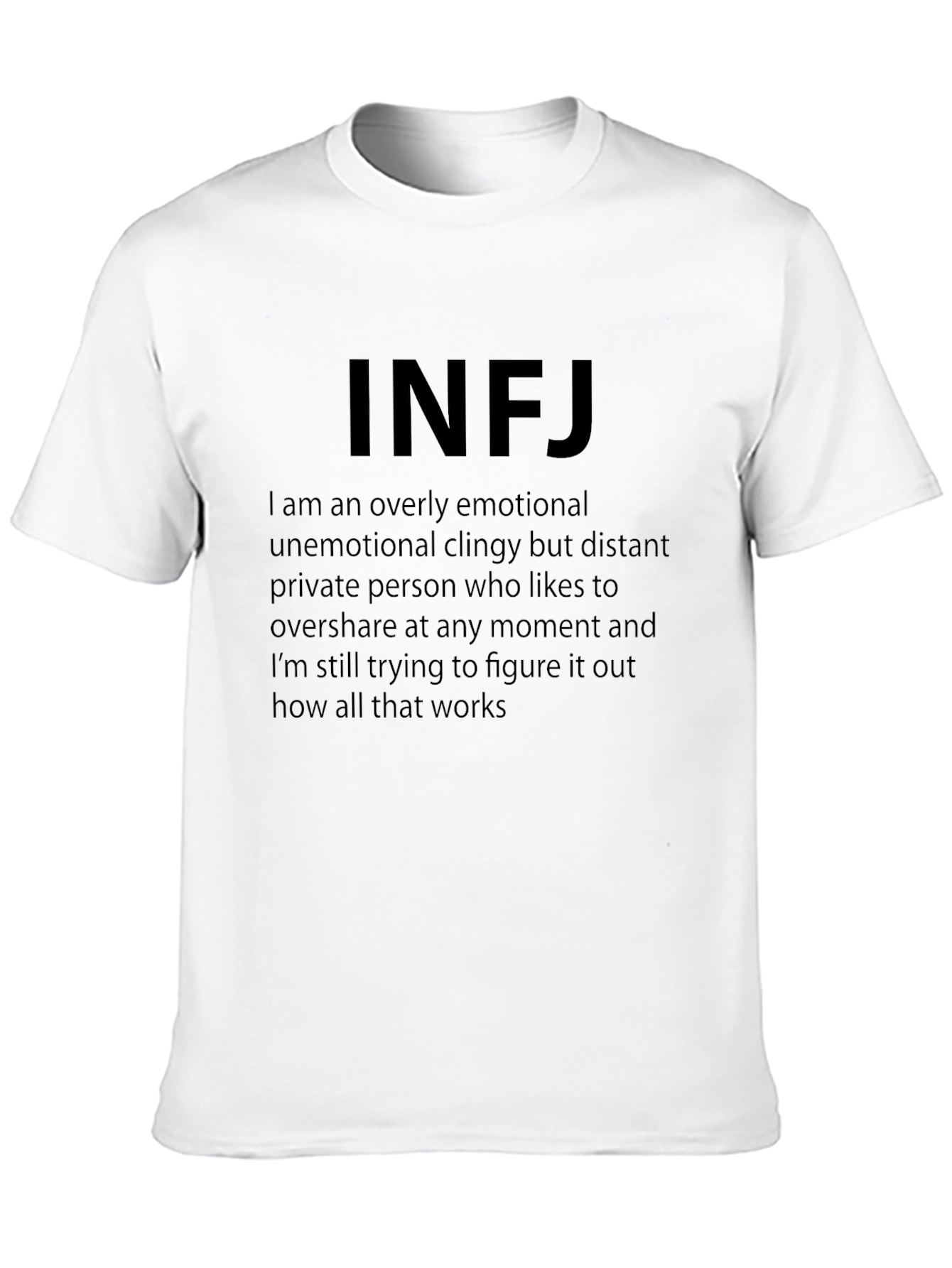 INFJ Personality Black T-Shirt