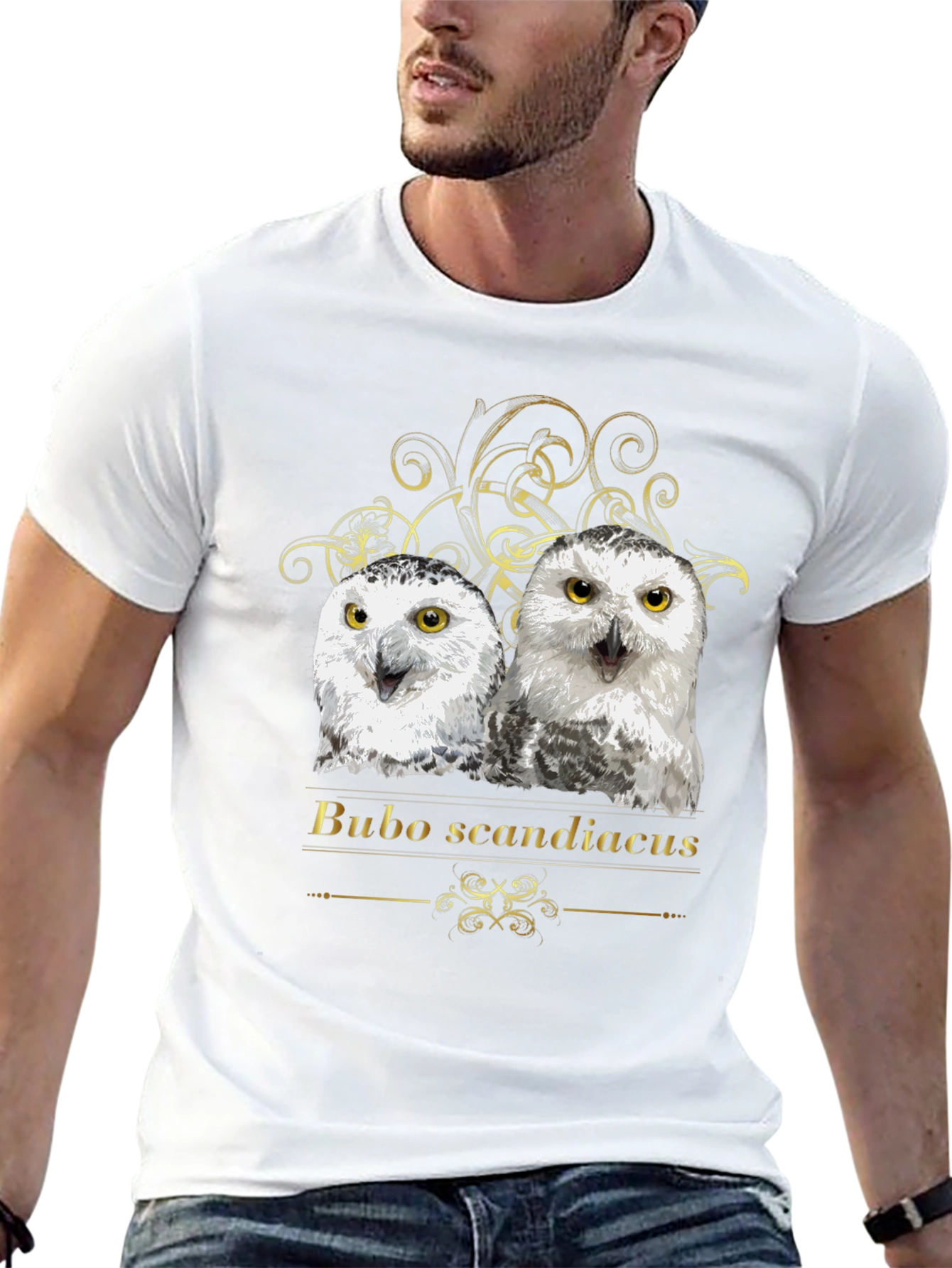 Bubo Scandiacus Owl T-Shirt