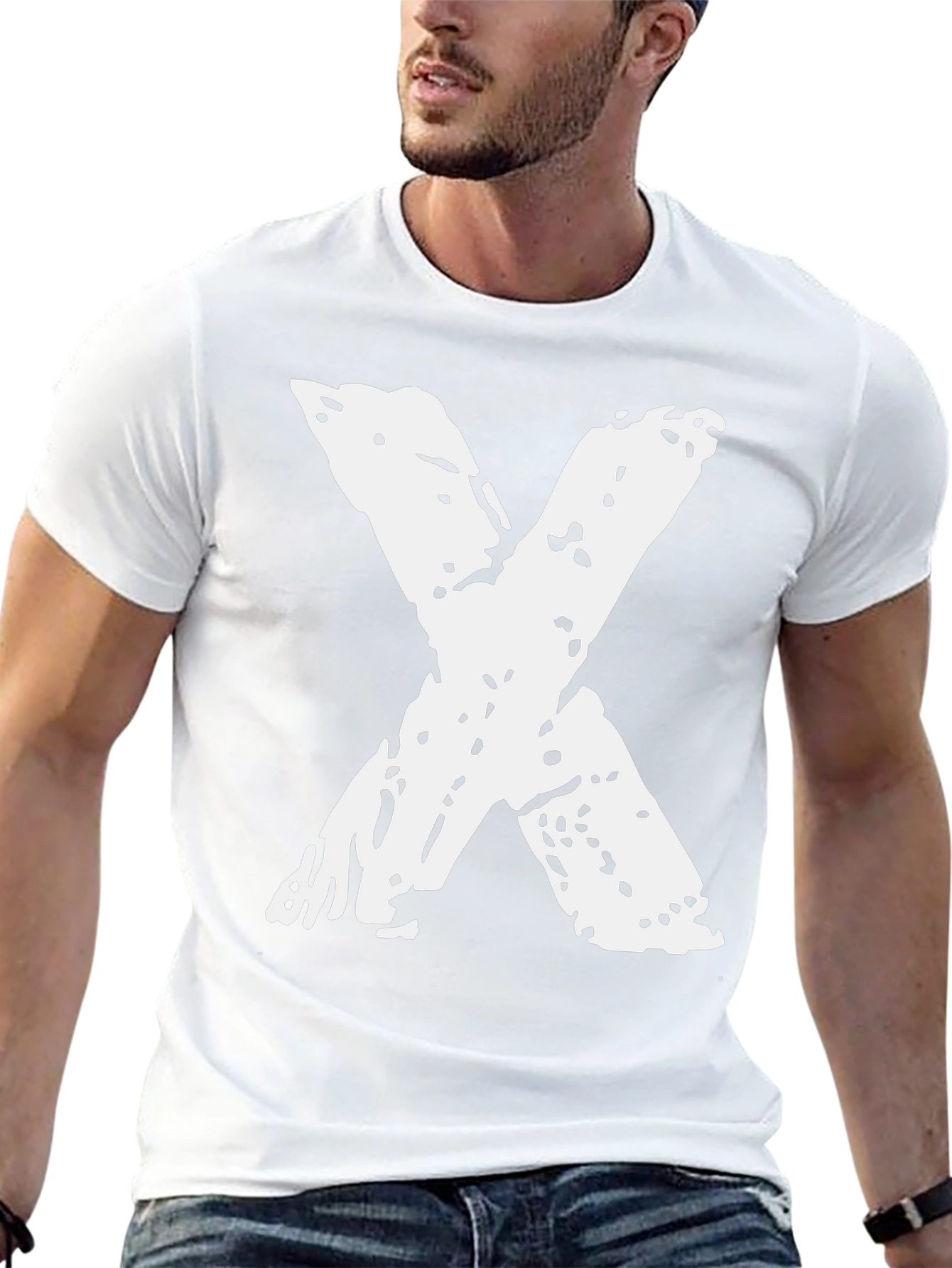 Grunge X Graphic Black T-Shirt