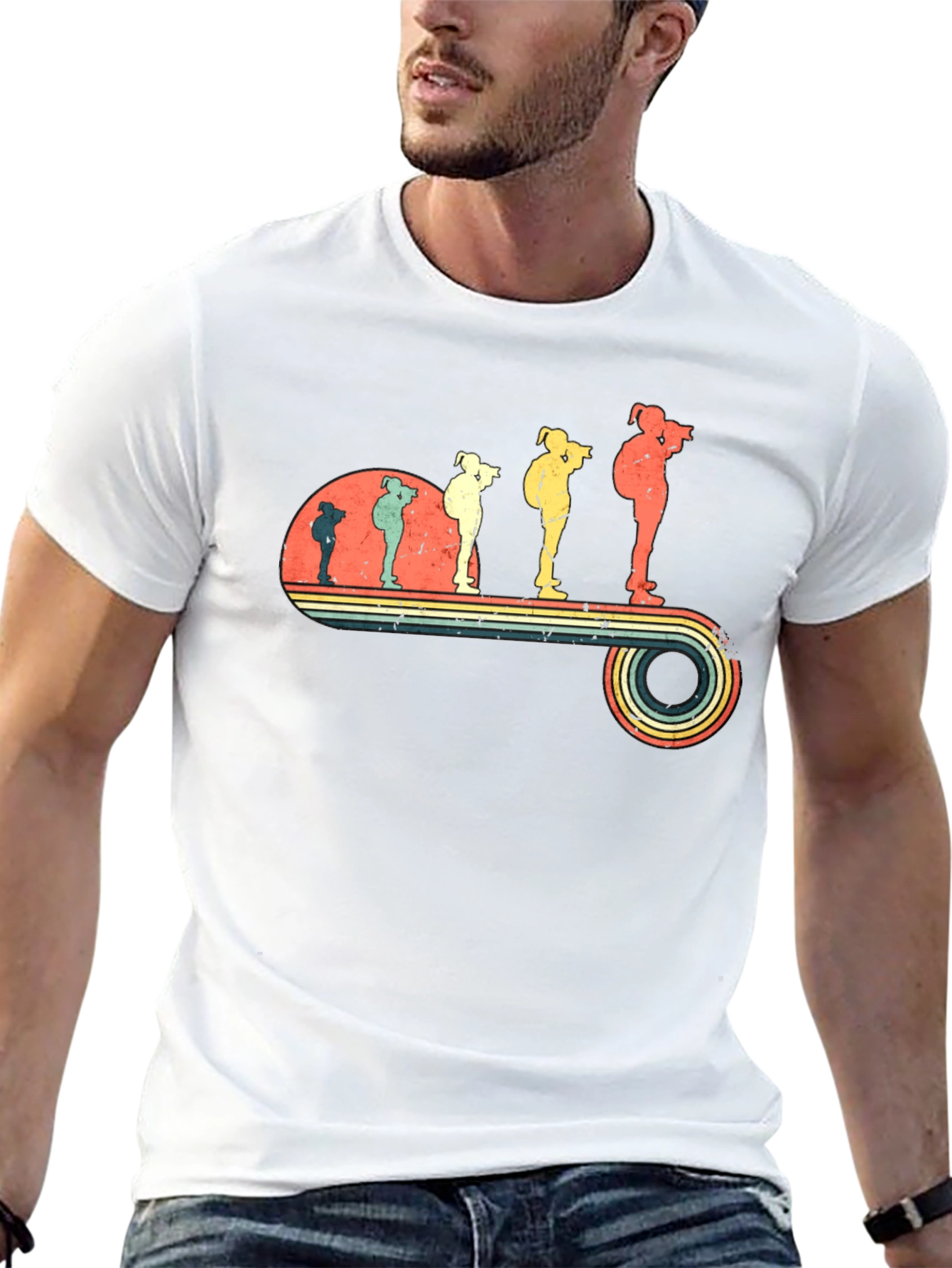Retro Photographer Evolution T-Shirt