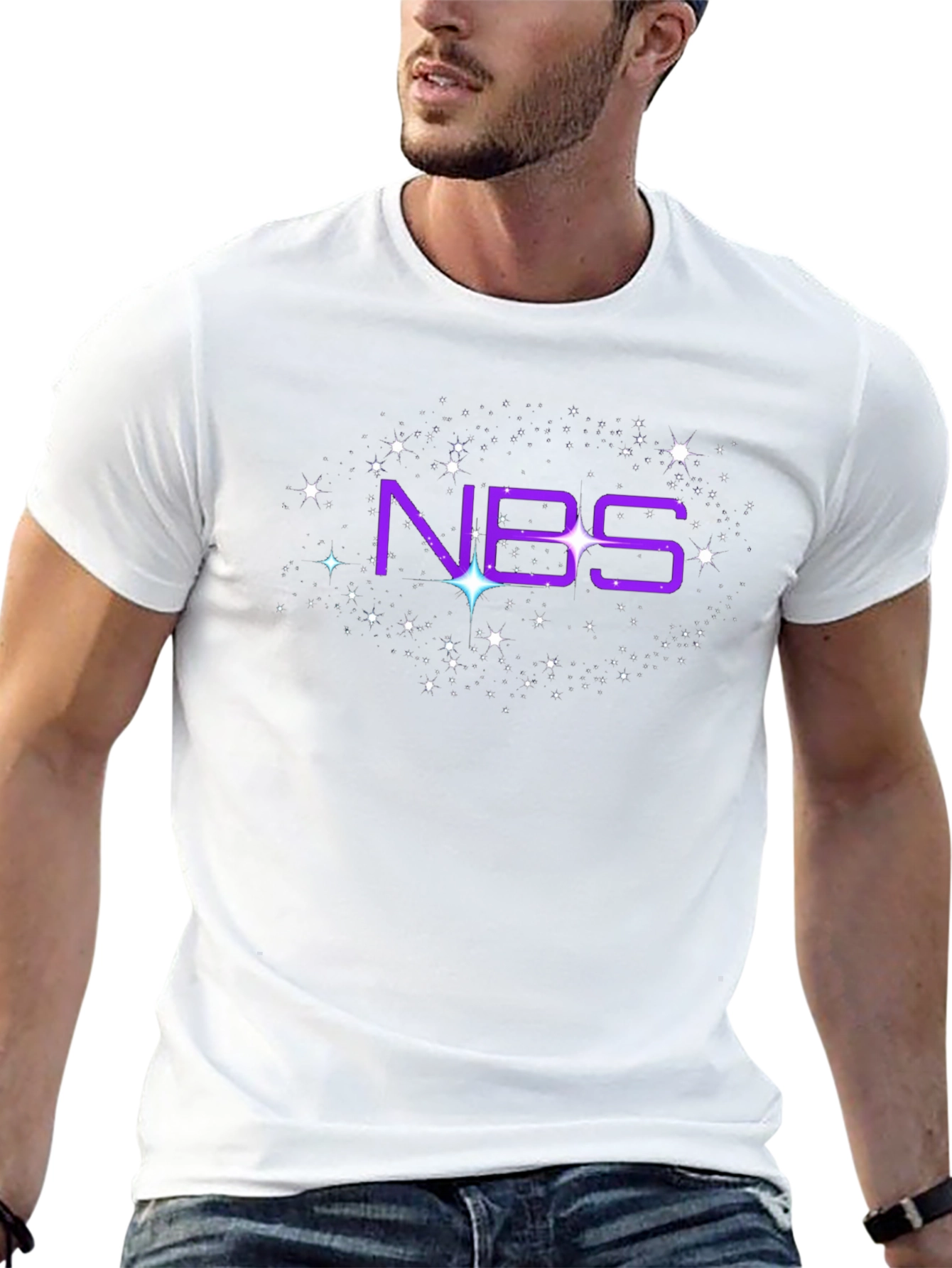 NBS Galaxy Graphic T-Shirt - Black