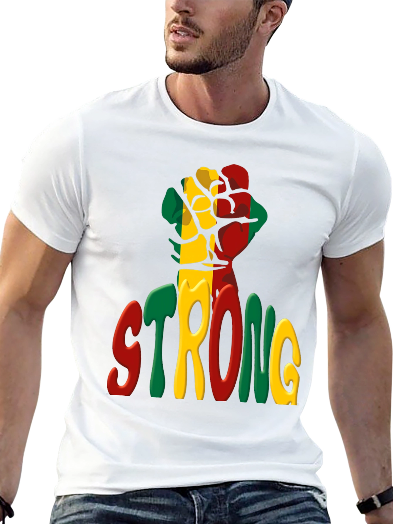 Strong Fist Graphic Tee - Black History T-Shirt