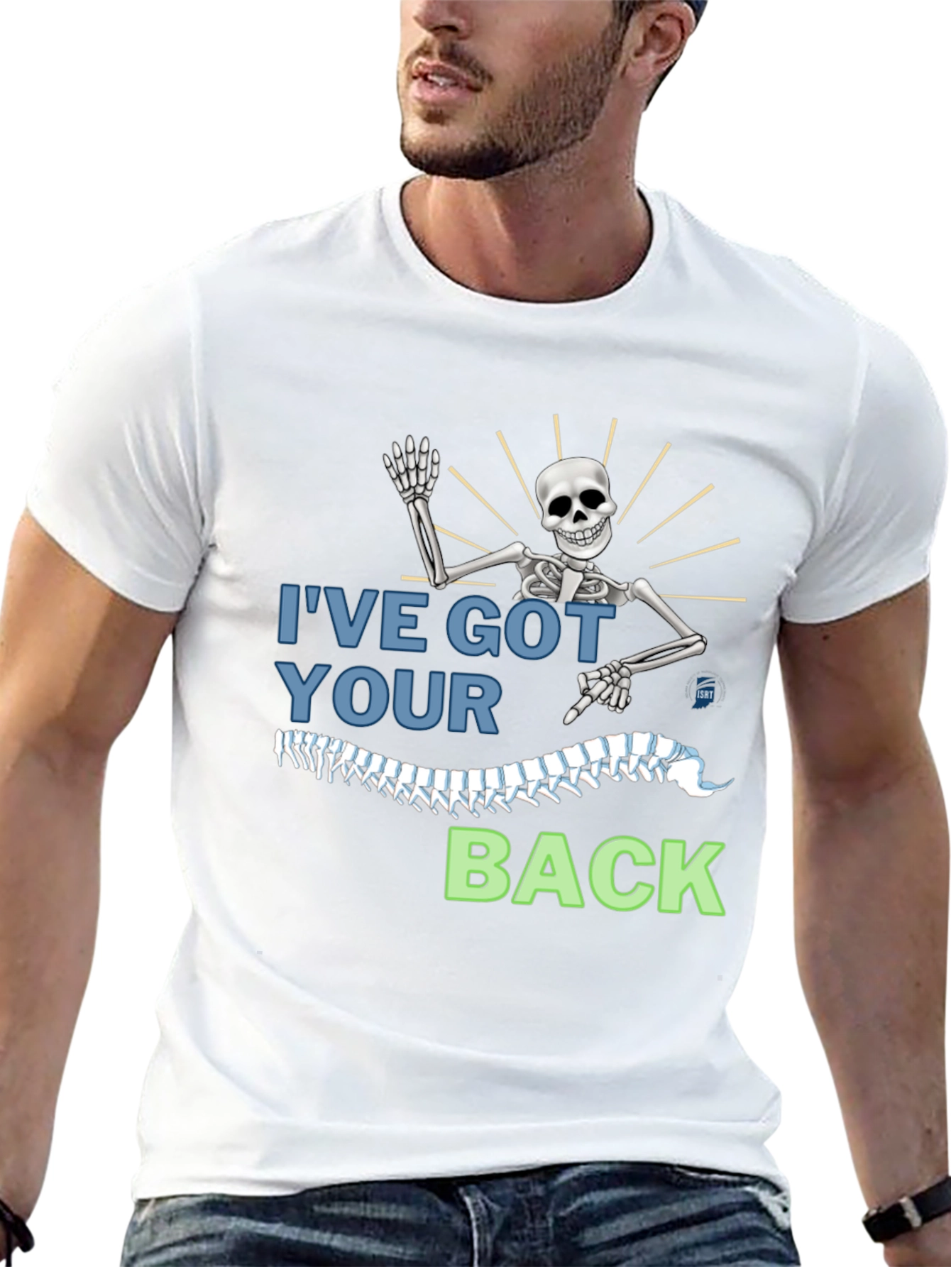 Ive Got Your Back Skeleton Graphic Tee