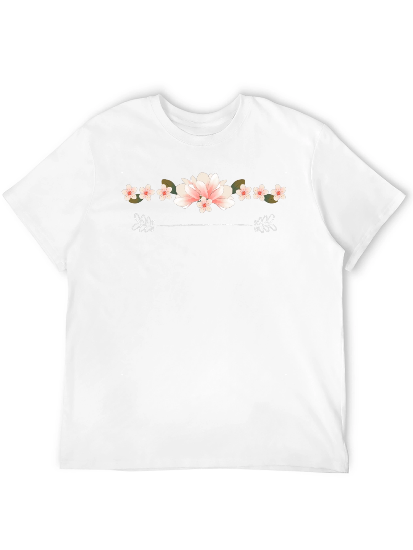 Floral Graphic Tee - Black