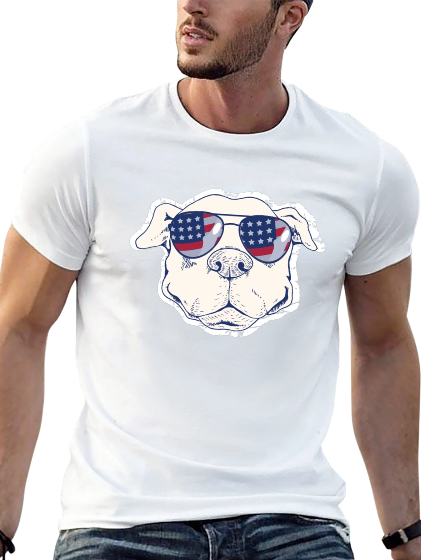 Patriotic Pitbull T-Shirt