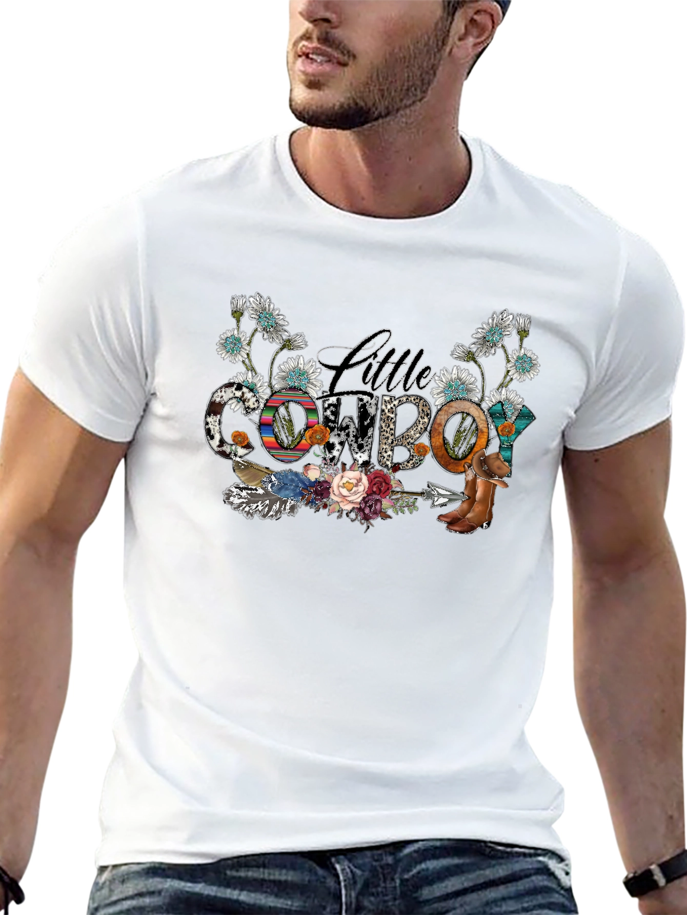 Little Cowboy Graphic Tee - Western Style