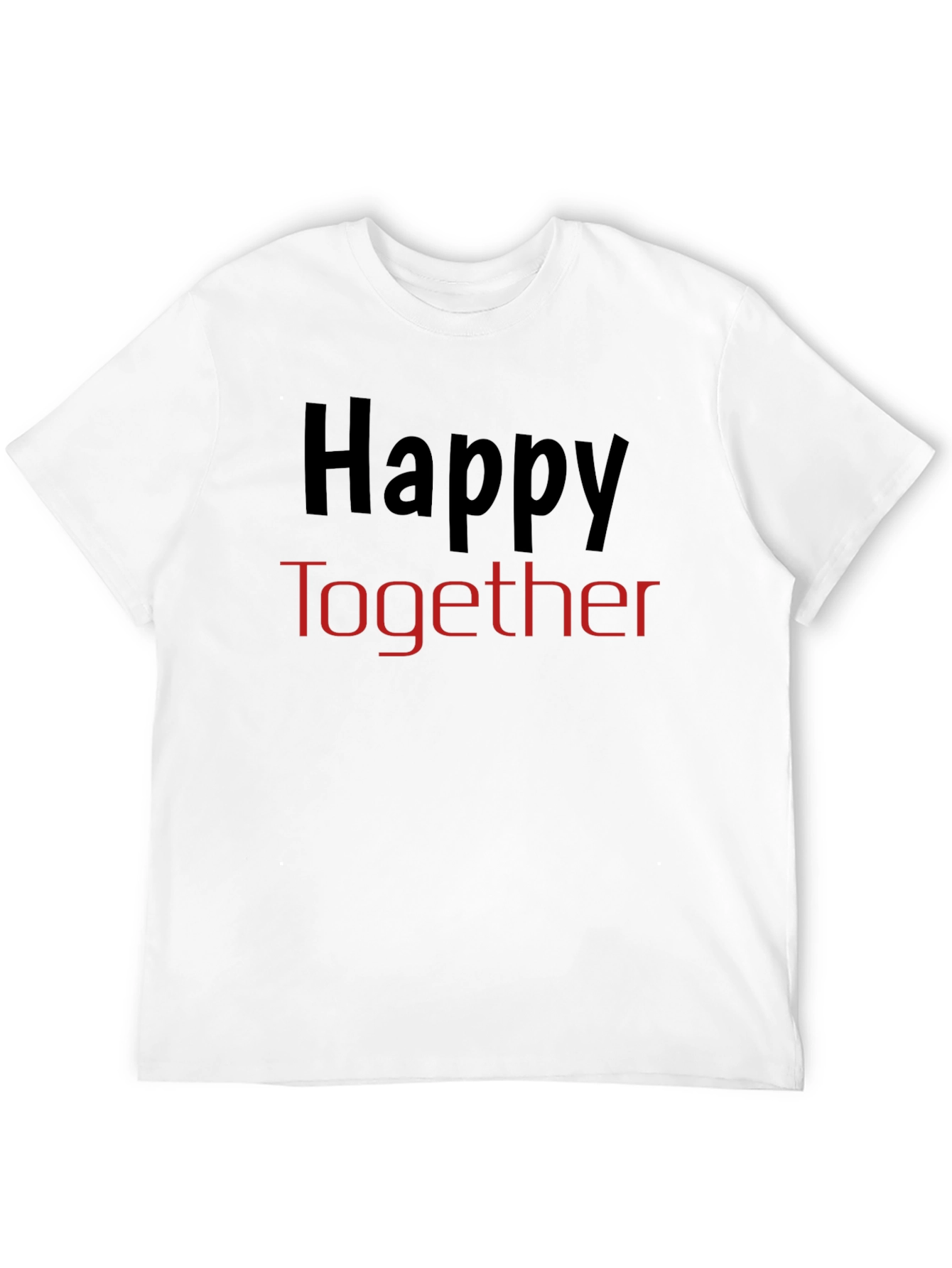 Happy Together Black T-Shirt