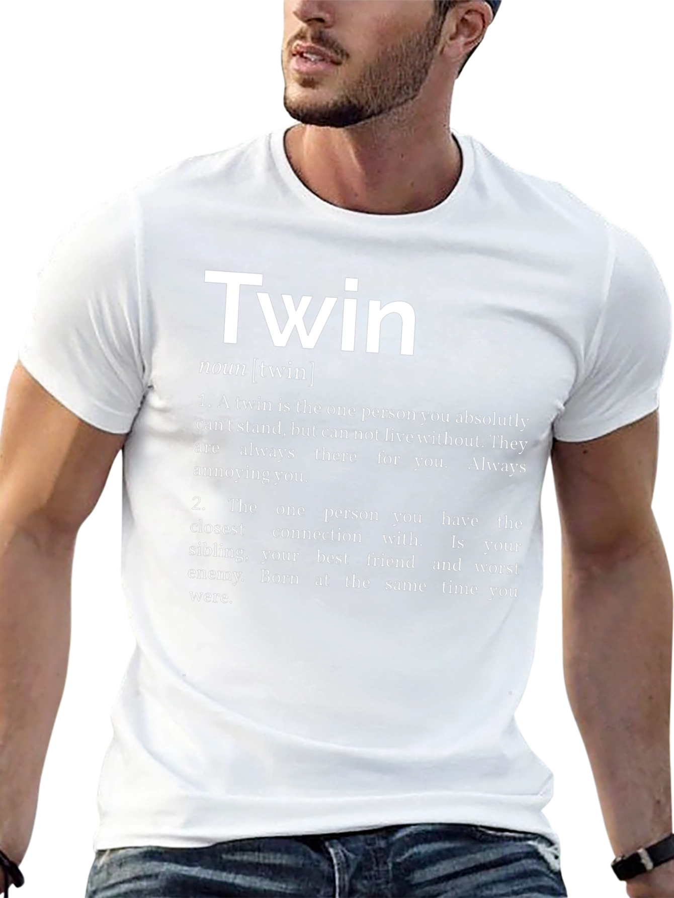 Twin Definition Black T-Shirt
