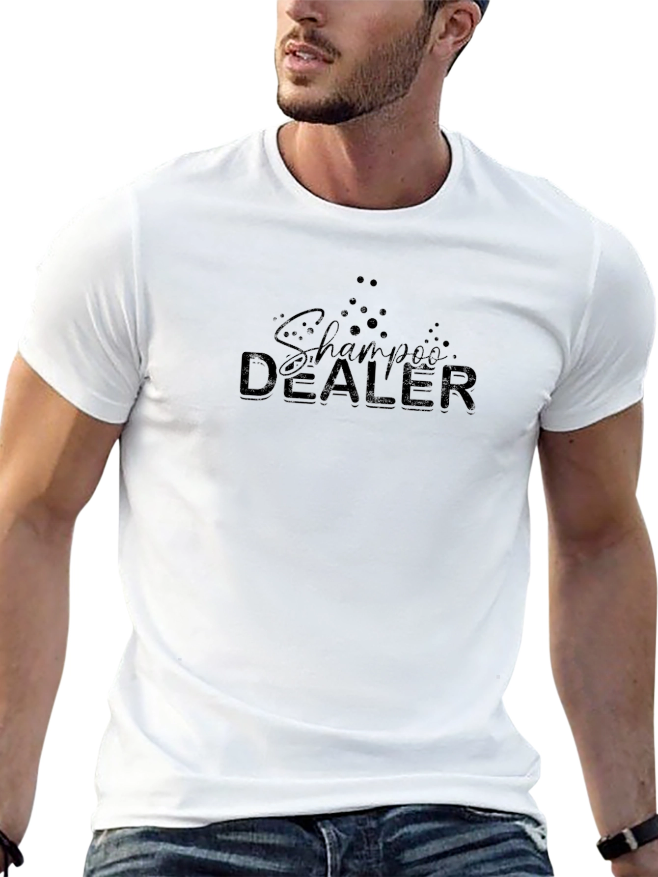 Shampoo Dealer Graphic Black T-Shirt