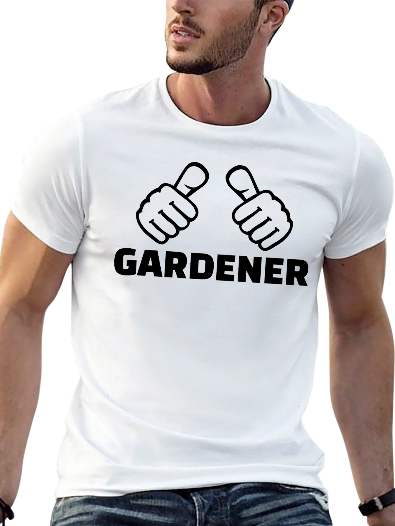 Gardener T-Shirt - Funny Thumbs Up Design