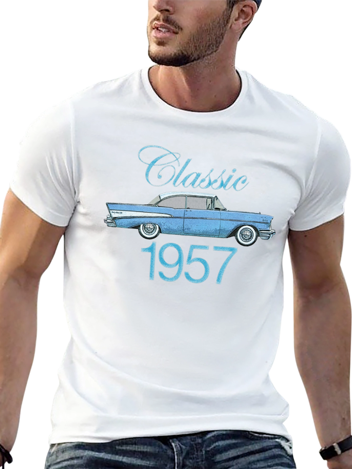 Classic 1957 Car T-Shirt - Retro Style