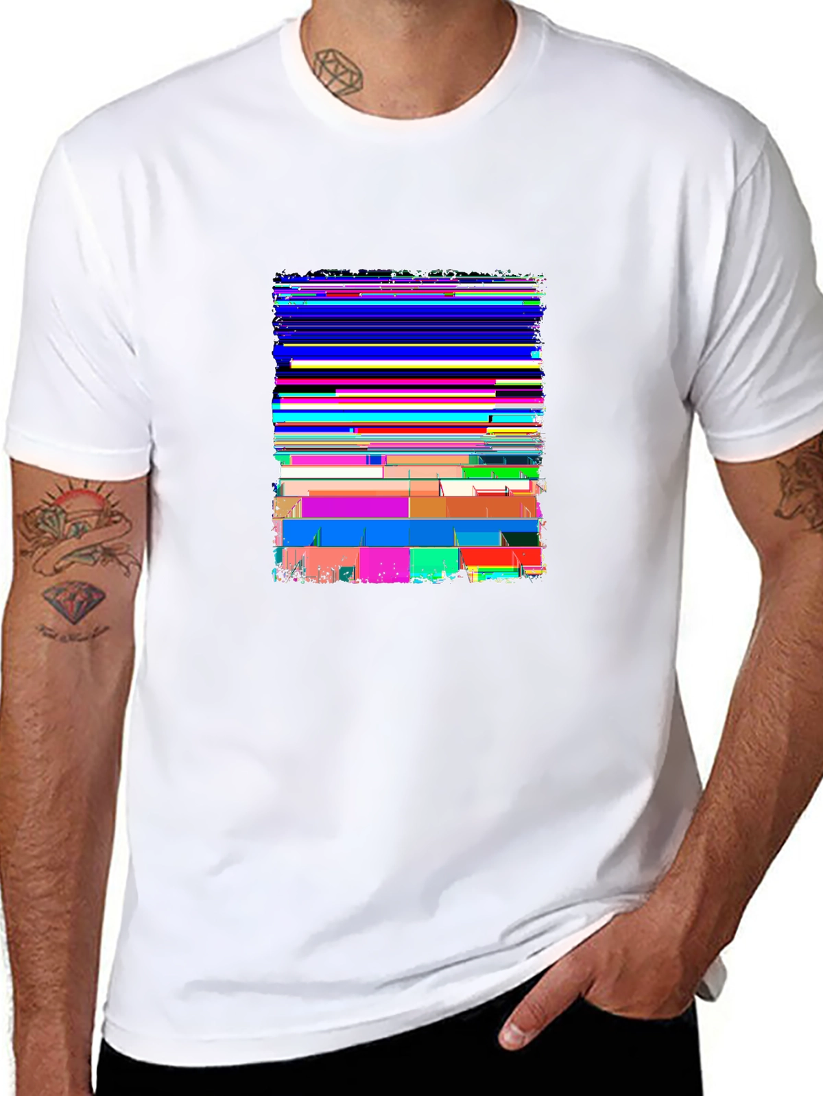 Retro Rewind Tee – Synthwave sunset, neon